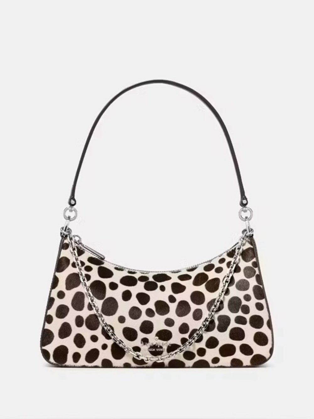 Kate Spade New York Margot Calf Hair Shoulder Bag, Natural NWT